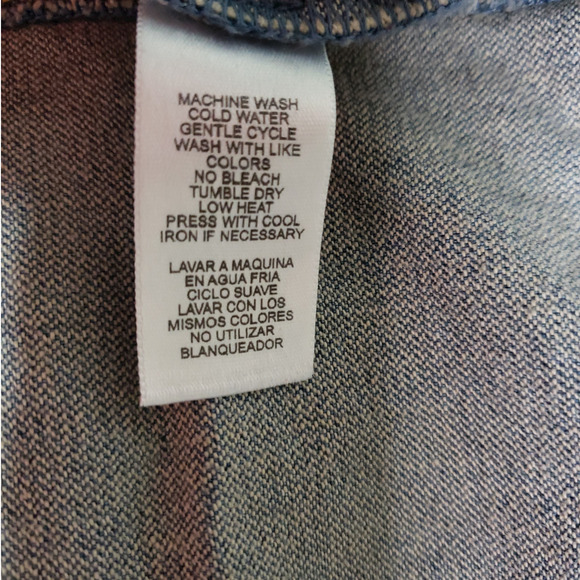 Jones New York Sport Premium Denim Stretch Jean Blazer -  XL - Picture 10 of 11